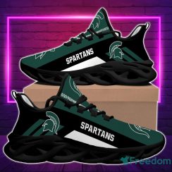 NCAA Michigan State Spartans Green Logo Max Soul Shoes Sport Running Sneakers Fans Product Photo 2