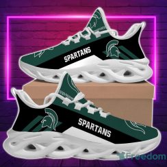 NCAA Michigan State Spartans Green Logo Max Soul Shoes Sport Running Sneakers Fans