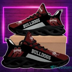 NCAA Mississippi State Bulldogs Maroon Black Max Soul Shoes Sport Running Sneakers Fans Product Photo 2