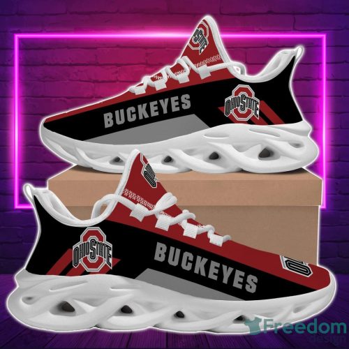 NCAA Ohio State Buckeyes Red Max Soul Shoes Sport Running Sneakers Fans Product Photo 2