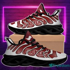 NCAA Oklahoma Sooners Crimson White Max Soul Shoes Sport Running Sneakers Fans