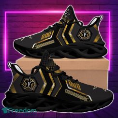 NCAA Vanderbilt Commodores Black Mix Gold Limited Max Soul Shoes Sport Shoes