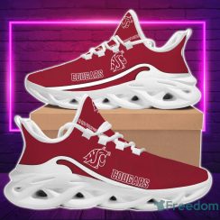 NCAA Washington State Cougars Red Max Soul Shoes Sport Running Sneakers Fans Product Photo 1