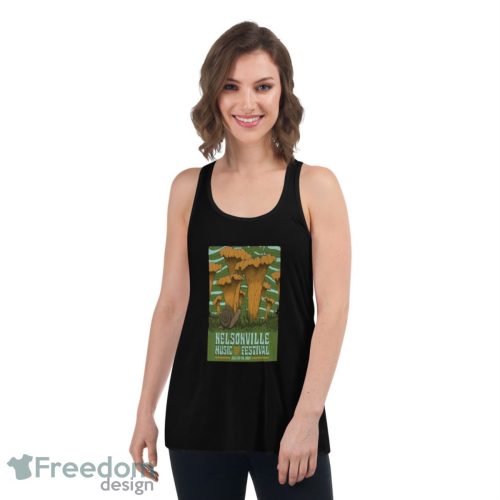 Nelsonville Music Festival 2024 Shirt - Women's Flowy Racerback Tank