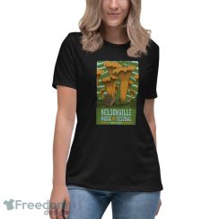 Nelsonville Music Festival 2024 Shirt - Women's Relaxed Short Sleeve Jersey Tee