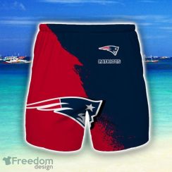 New England Patriots 3D Shorts Summer Holiday Gift For Men New England Patriots Fans