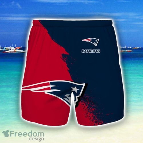 New England Patriots 3D Shorts Summer Holiday Gift For Men New England Patriots Fans Product Photo 1