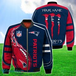 New England Patriots Bomber 3D Jackets Style Gift Mens Monter Energy Custom Name