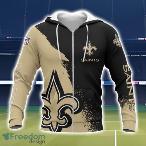 New Orleans Saints 3D All Over Printed T-shirt Hoodie Sweatshirt Product Photo 2