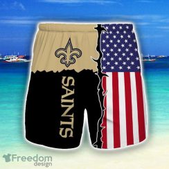 New Orleans Saints 3D All Print Beach Shorts For Men Summer Gift