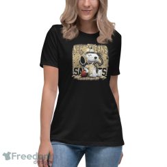 New Orleans Saints Mix Snoopy Shirt - Women's Relaxed Short Sleeve Jersey Tee