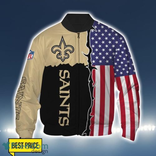 New Orleans Saints US Flag 3D Printing T-Shirt Hoodie Sweatshirt For Fans Product Photo 4