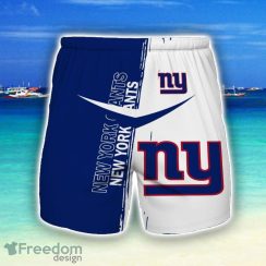 New York Giants 3D All Print Beach Shorts For Men Fans Sport Gift