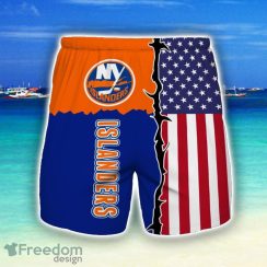 New York Islanders 3D All Print Beach Shorts For Men Summer Gift