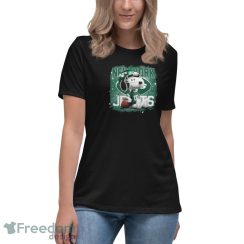 New York Jets Mix Snoopy Shirt - Women's Relaxed Short Sleeve Jersey Tee