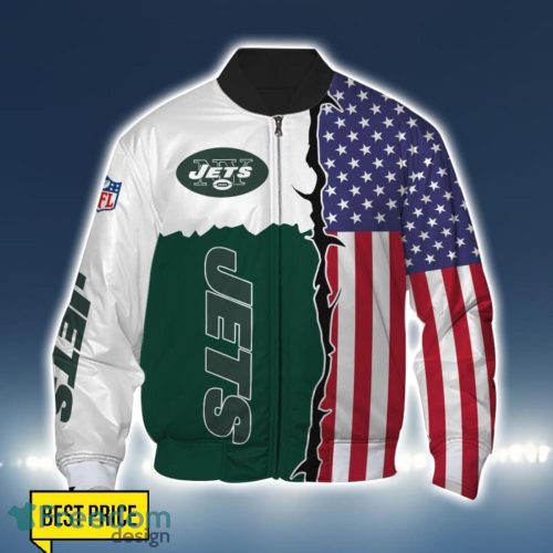 New York Jets US Flag 3D Printing T-Shirt Hoodie Sweatshirt For Fans Product Photo 4