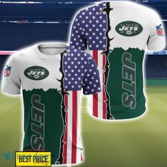 New York Jets US Flag 3D Printing T-Shirt Hoodie Sweatshirt For Fans Product Photo 5