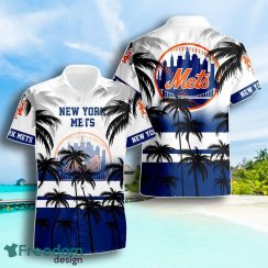 New York Mets Coconut Tree Beach Pattern Pattern Hawaiian Shirt Summer Gift For Men Women New York Mets Coconut Tree Beach Pattern Pattern Hawaiian Shirt Summer Gift For Men Women