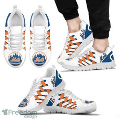 New York Mets Logo Team Sneaker Shoes Gift For Fans Product Photo 2