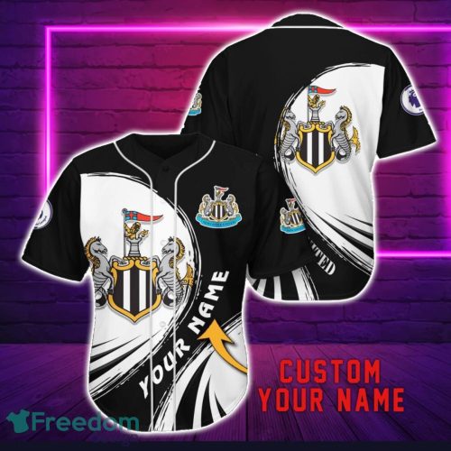 Newcastle United F.C Personalized Name 3D Baseball Jersey Shirt For Fans Product Photo 1