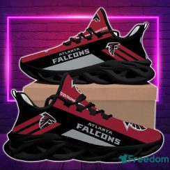 NFL Atlanta Falcons Red Black Max Soul Shoes Sport Running Sneakers Fans Product Photo 2