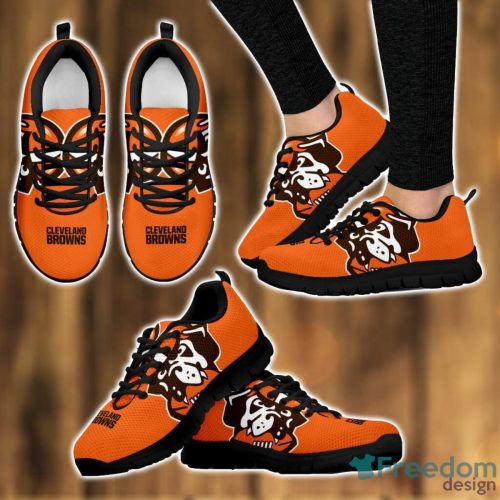 NFL Cleveland Browns Orange For Fan Running Shoes Orange Shoes Product Photo 1