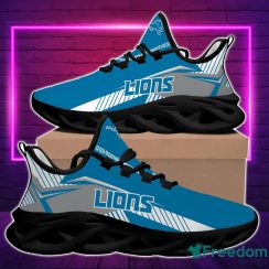 NFL Detroit Lions Blue Grey Max Soul Shoes Sport Running Sneakers Fans Product Photo 2