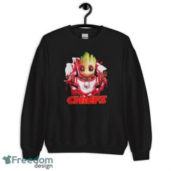 NFL Kansas City Chiefs Baby Groot shirt - Unisex Crewneck Sweatshirt