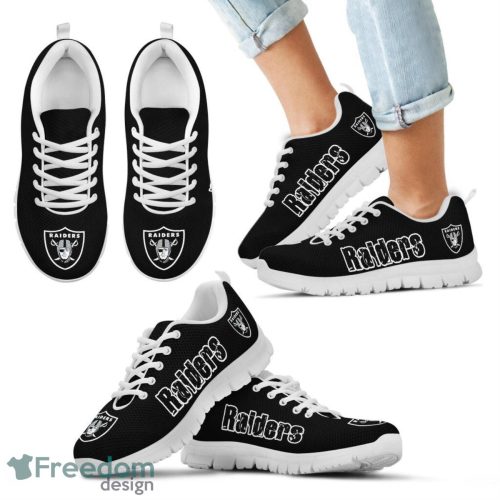 NFL Oakland Raiders Sneakers Sport Gift Running Shoes For Men And Women Product Photo 2