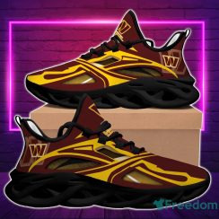 NFL Washington Commanders Brown Yellow Max Soul Shoes Sport Running Sneakers Fans