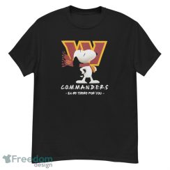 Nfl Washington Commanders Snoopy I’ll Be There For You 2023 shirt - G500 Men’s Classic T-Shirt