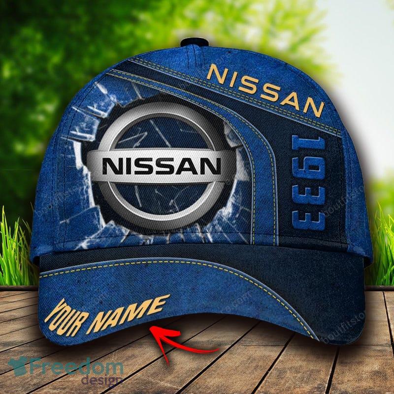 Nissan Plus Size Custom Name All Over Print 3D Cap Blue Mens Gifts New Hot Hat Trending Summer - Nissan Plus Size Custom Name All Over Print 3D Cap Blue Mens Gifts New Hot Hat Trending Summer