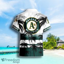 Oakland Athletics Coconut Tree Beach Pattern Pattern Hawaiian Shirt Summer Gift For Men Women Product Photo 3