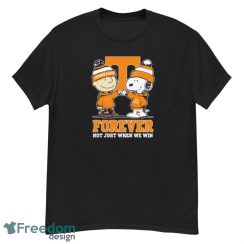 Official Charlie Brown Fist Bump Snoopy Tennessee Volunteers Forever Not Just When We Win Shirt