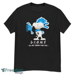 Official Detroit Lions I’ll Be There For You Friends Snoopy Shirt