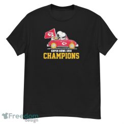 Official peanuts Snoopy And Woodstock Kansas City Chiefs Super Bowl LVIII Champions Shirt