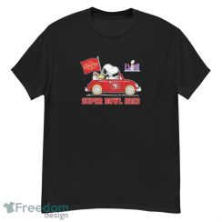 Official Peanuts Snoopy And Woodstock On Car San Francisco 49ers NFC Champions Super Bowl 2023 Shirt