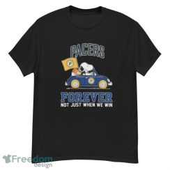 Official Snoopy And Woodstock Driving Car Indiana Pacers Forever Not Just When We Win Shirt