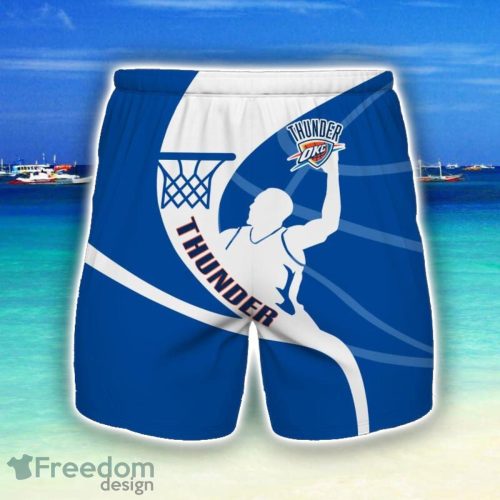 Oklahoma City Thunder 3D Shorts Summer Holiday Gift For Men Product Photo 1