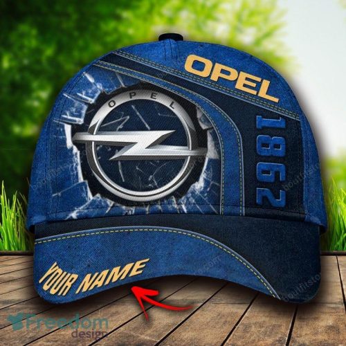 Opel Custom Name All Over Print 3D Cap Blue Mens Gifts New Hot Hat Trending Summer - Opel Custom Name All Over Print 3D Cap Blue Mens Gifts New Hot Hat Trending Summer