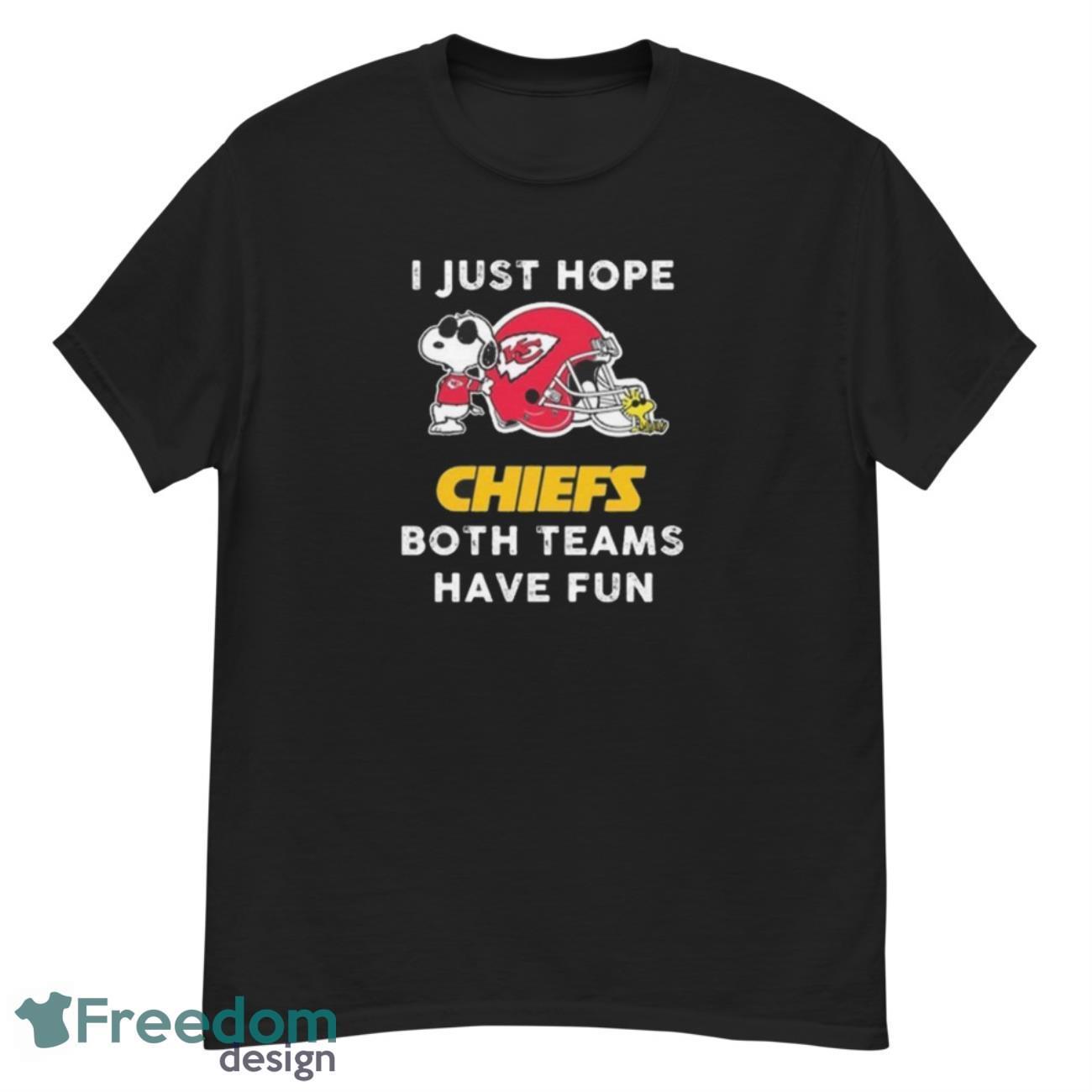 Original Snoopy I Just Hope Kansas City Chiefs Both Teams Have Fun Shirt image Original Snoopy I Just Hope Kansas City Chiefs Both Teams Have Fun Shirt - G500 Men’s Classic T-Shirt