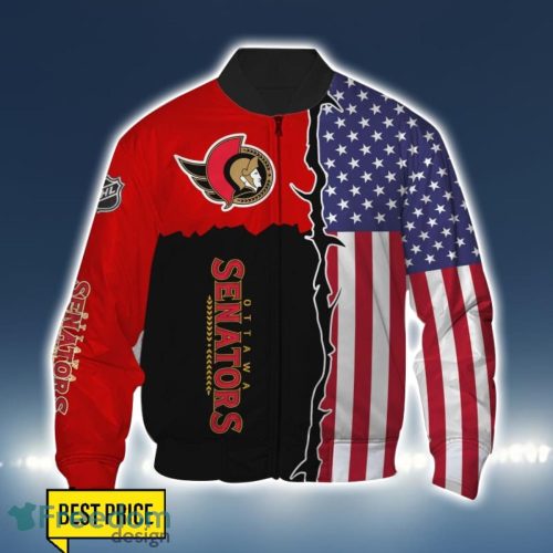 Ottawa Senators US Flag 3D All Over Printed T-shirt Hoodie Sweatshirt Product Photo 4