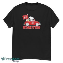 Peanuts Snoopy And Woodstock Utah Utes On Car Shirt - G500 Men’s Classic T-Shirt