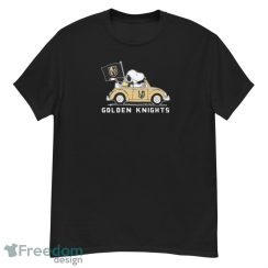 Peanuts Snoopy And Woodstock Vegas Golden Knights On Car Shirt