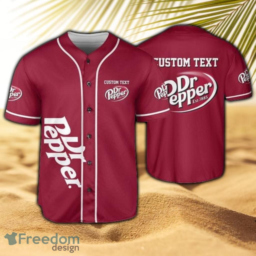 Personalized Dr. Pepper Jersey Shirt For Beer Lovers Product Photo 1