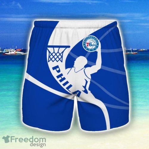 Philadelphia 76ers 3D Shorts Summer Holiday Gift For Men Product Photo 1