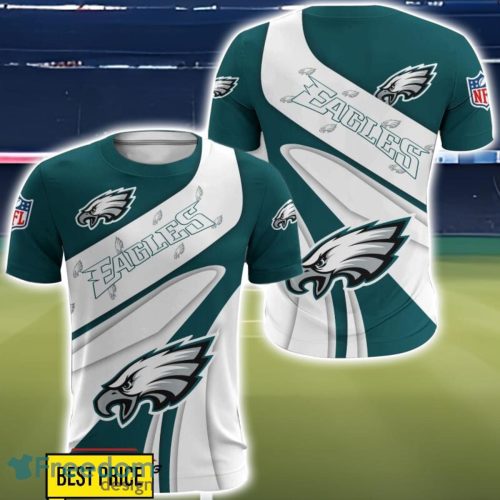 Philadelphia Eagles Logo Team 3D Printing T-Shirt Hoodie Sweatshirt For Fans Product Photo 3