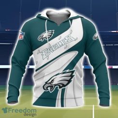 Philadelphia Eagles Logo Team 3D Printing T-Shirt Hoodie Sweatshirt For Fans