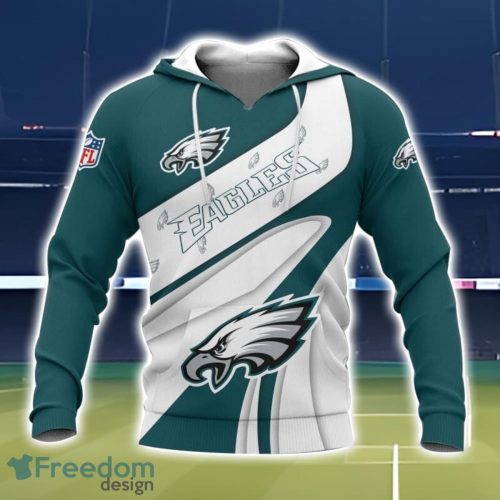 Philadelphia Eagles Logo Team 3D Printing T-Shirt Hoodie Sweatshirt For Fans Product Photo 1