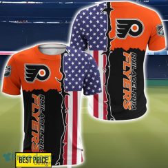 Philadelphia Flyers US Flag 3D Printing T-Shirt Hoodie Sweatshirt For Fans Product Photo 5